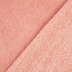 Frotteestoff Velvet Bambus Frottee kuschelweich einfarbig rosa 1,5m Breite