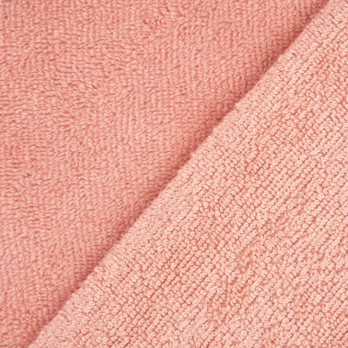 Frotteestoff Velvet Bambus Frottee kuschelweich einfarbig rosa 1,5m Breite