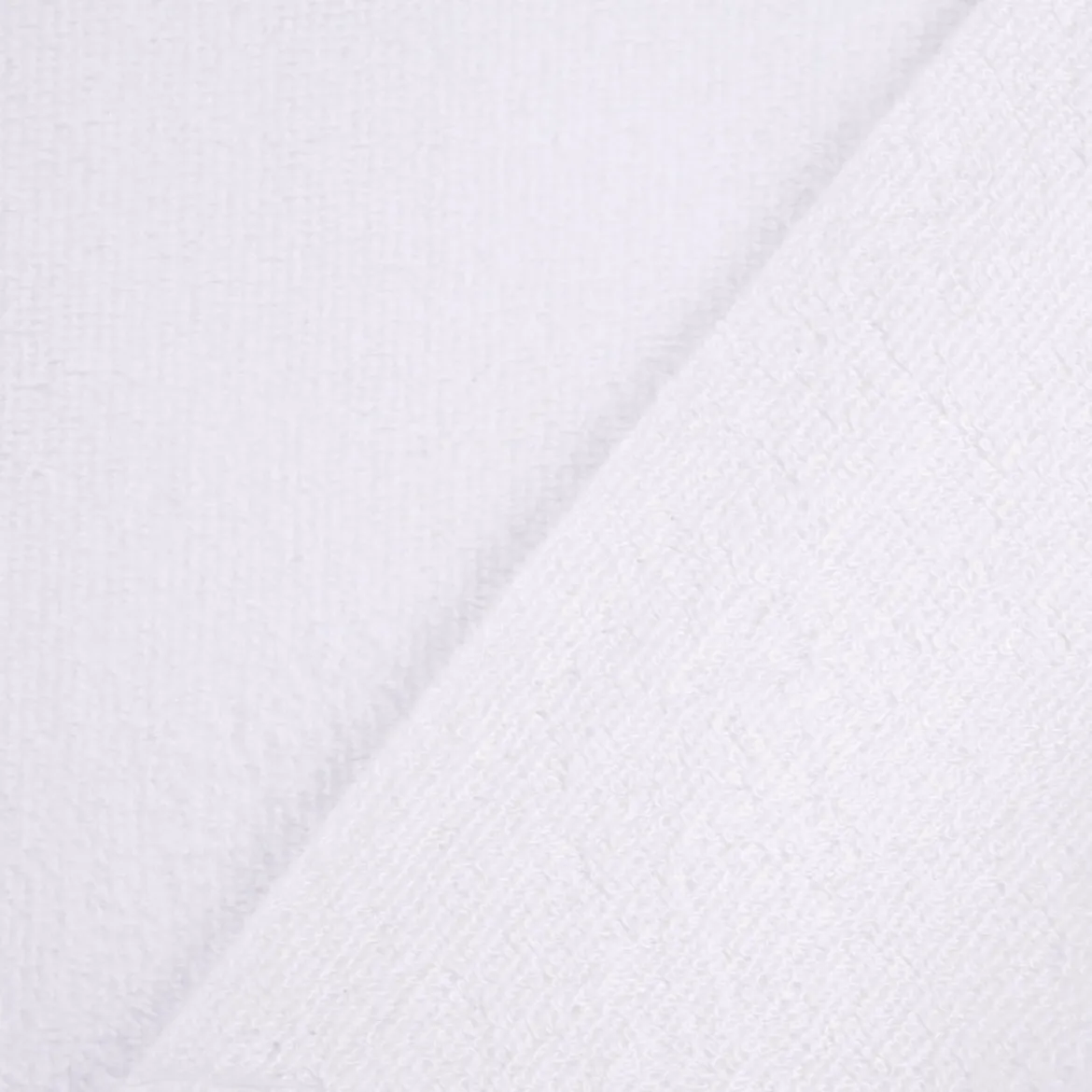 Frotteestoff Velvet Bambus Frottee kuschelweich einfarbig weiß 1,5m Breite
