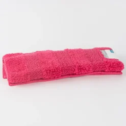 Frottee Vorleger Badvorleger Badematte pink