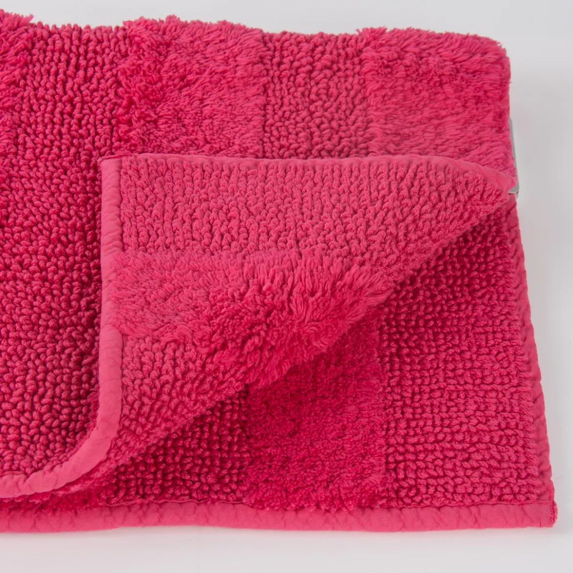Frottee Vorleger Badvorleger Badematte pink