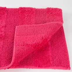 Frottee Vorleger Badvorleger Badematte pink