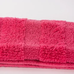 Frottee Vorleger Badvorleger Badematte pink