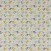 Fryett`s Englischer Dekostoff Baumwollstoff Halbpanama Birds Vögel beige grau mint senf 138cm Breite
