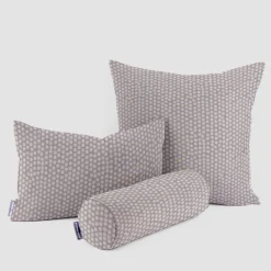 Fryett`s Englischer Dekostoff Baumwollstoff Halbpanama Spotty Punkte grau 138cm Breite