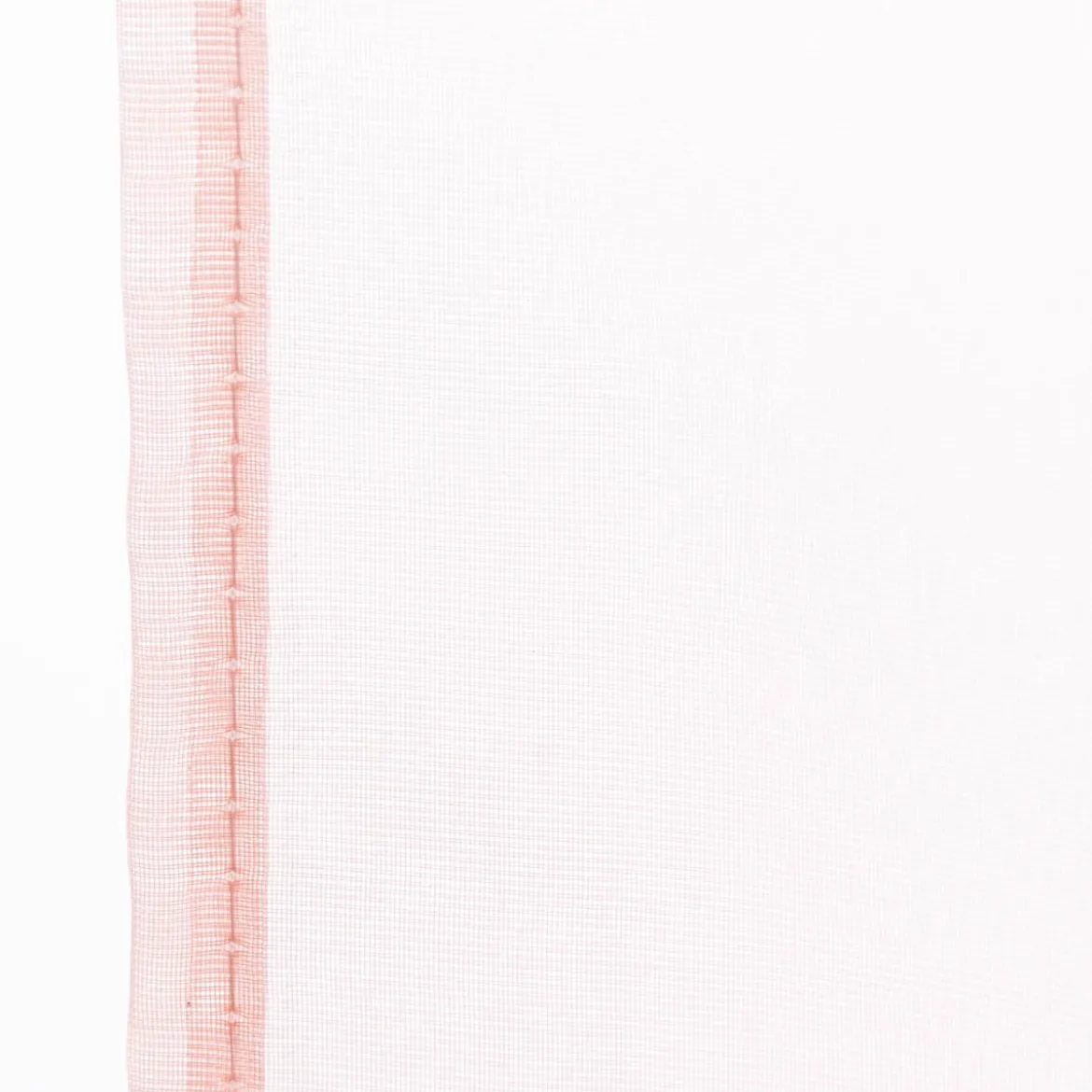 Gardine Mila transparent Farbverlauf weiß peach 140cmx255cm
