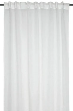 Gardine mit Schlaufenband Voile transparent natur 140x260cm