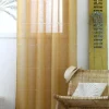 Gardine mit Ösen Tessa halbtransparent gelb 140x260cm