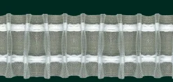 Gardinenband Faltenband Bleistiftfalte 50mm transparent 1:2,5