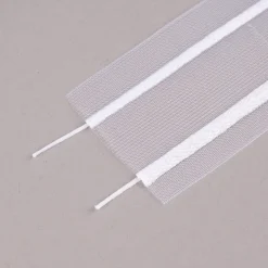 Gardinenband Faltenband 4er-Faltenband 50mm transparent 1:3