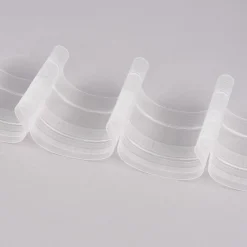 Gardinenband Faltenband 90mm volltransparent 1er Falte 1:2