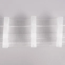 Gardinenband Faltenband 90mm volltransparent 1er Falte 1:2
