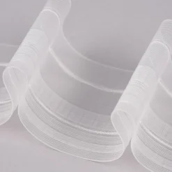 Gardinenband Faltenband 90mm volltransparent 1er Falte 1:2