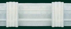 Gardinenband Faltenband 50mm weiß 5er Falte 1:2,5