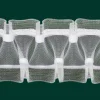 Gardinenband Faltenband Smokband 50mm transparent variabel