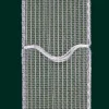 Gardinenband Raffrolloband mit Kettschlaufe transparent Rapport 5cm Breite 18mm
