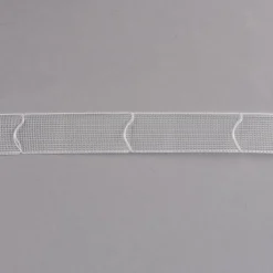 Gardinenband Raffrolloband transparent Querschlaufe durch Stege Rapport 5cm Breite 17,5mm