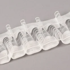 Gardinenband Smokflauschband transparent 1:2,5 50mm