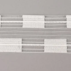 Gardinenband Smokflauschband transparent 1:2,5 50mm