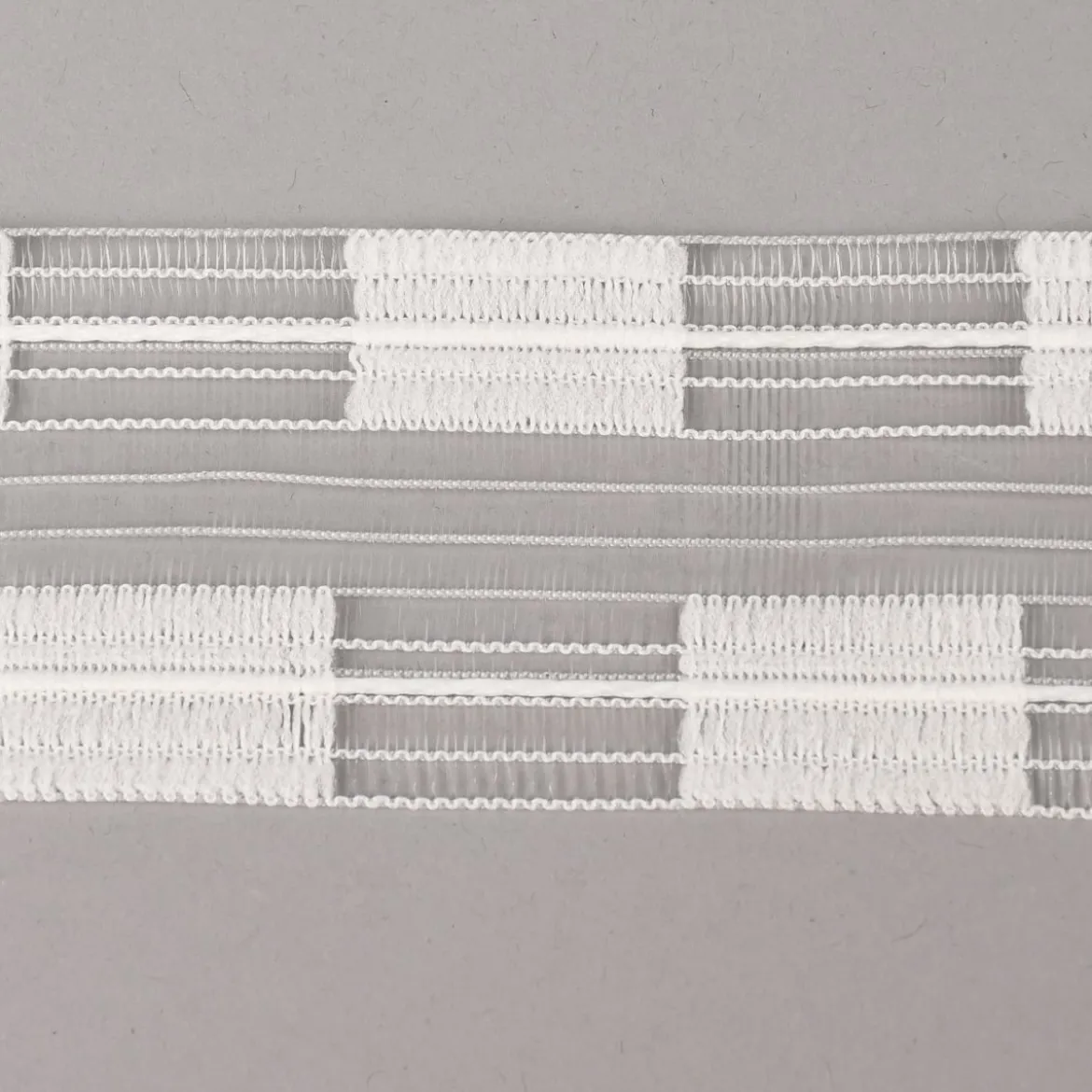 Gardinenband Smokflauschband transparent 1:2,5 50mm