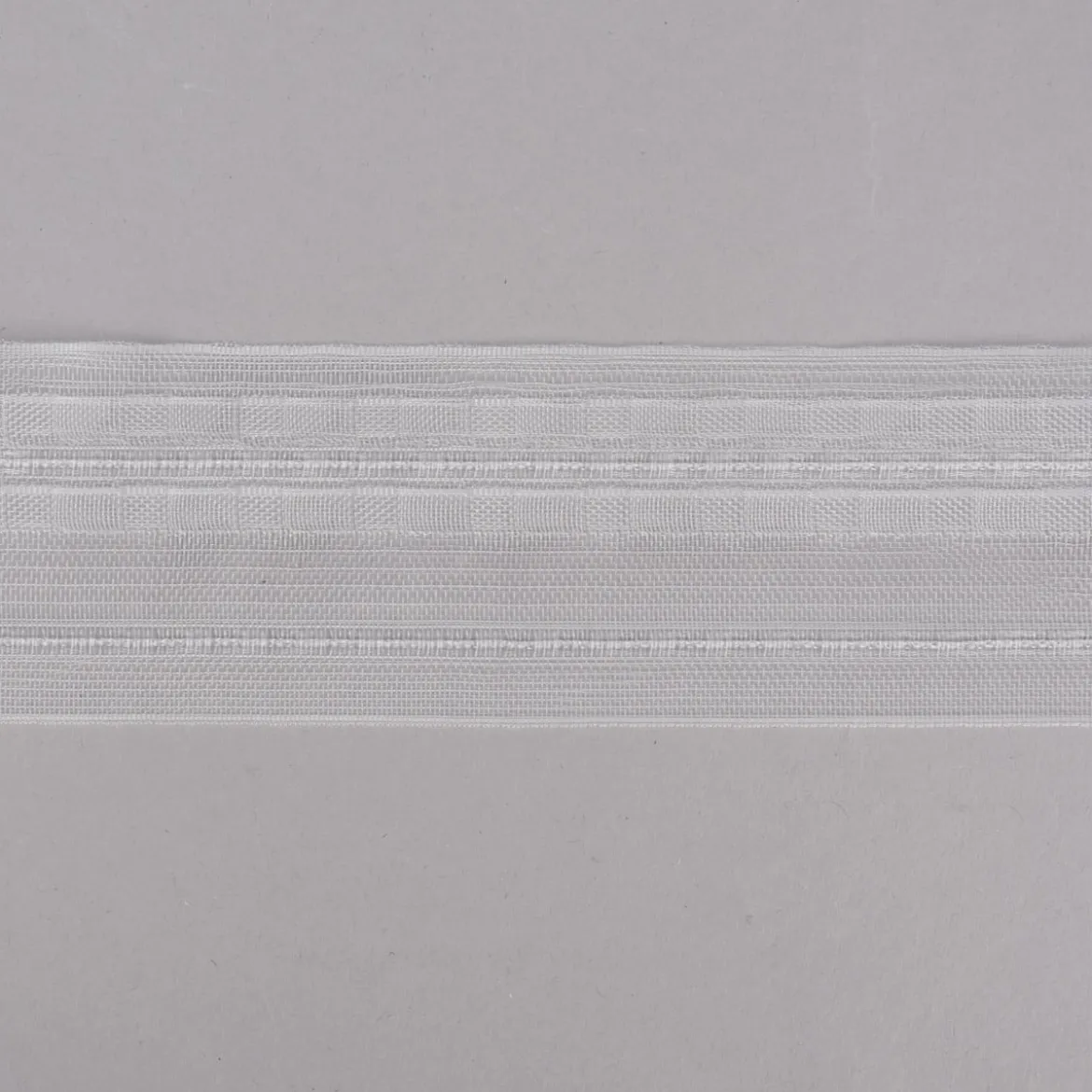Gardinenband Universalband 50mm volltransparent variabel