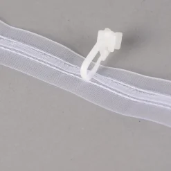 Gardinenband Universalband Falte an Falte 22mm transparent variabel mit transparenten Faden