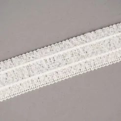Gardinenband Universalband Flauschband 24mm weiß