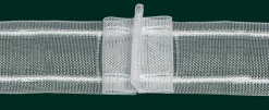 Gardinenband Vitragenband transparent 3er Falte 1:2,5