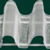 Gardinenband Wellenband Olymp mit Schlaufen volltransparent 1:2