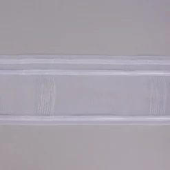 Gardinenband Wellenband Olymp mit Schlaufen volltransparent 1:2