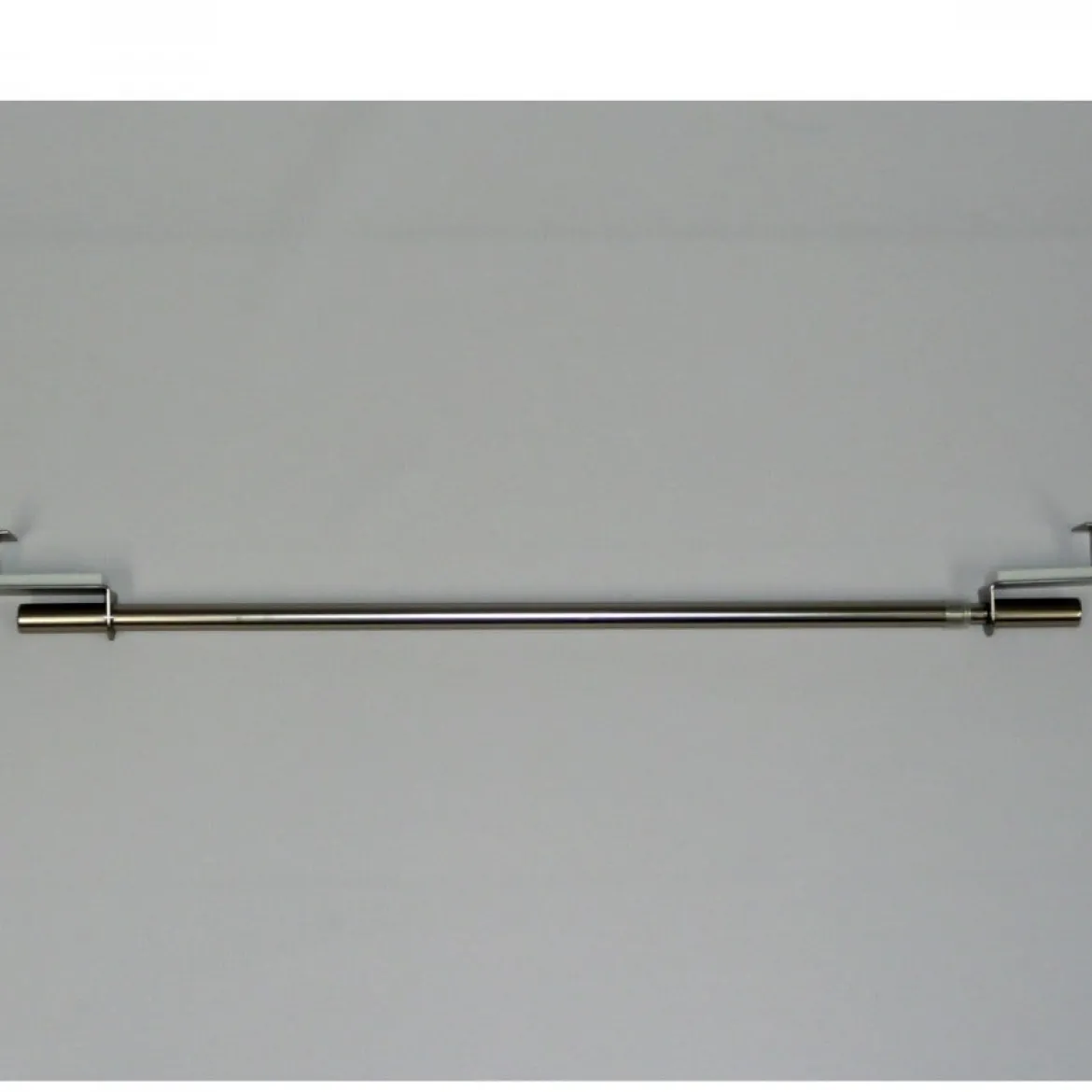 Gardinenstange Klemmstange Spannfix ausziehbar 60-90cm 1Stück Edelstahloptik