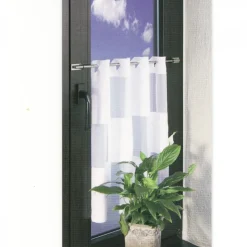 Gardinenstange Klemmstange Spannfix ausziehbar 40-60cm 1Stück Edelstahloptik