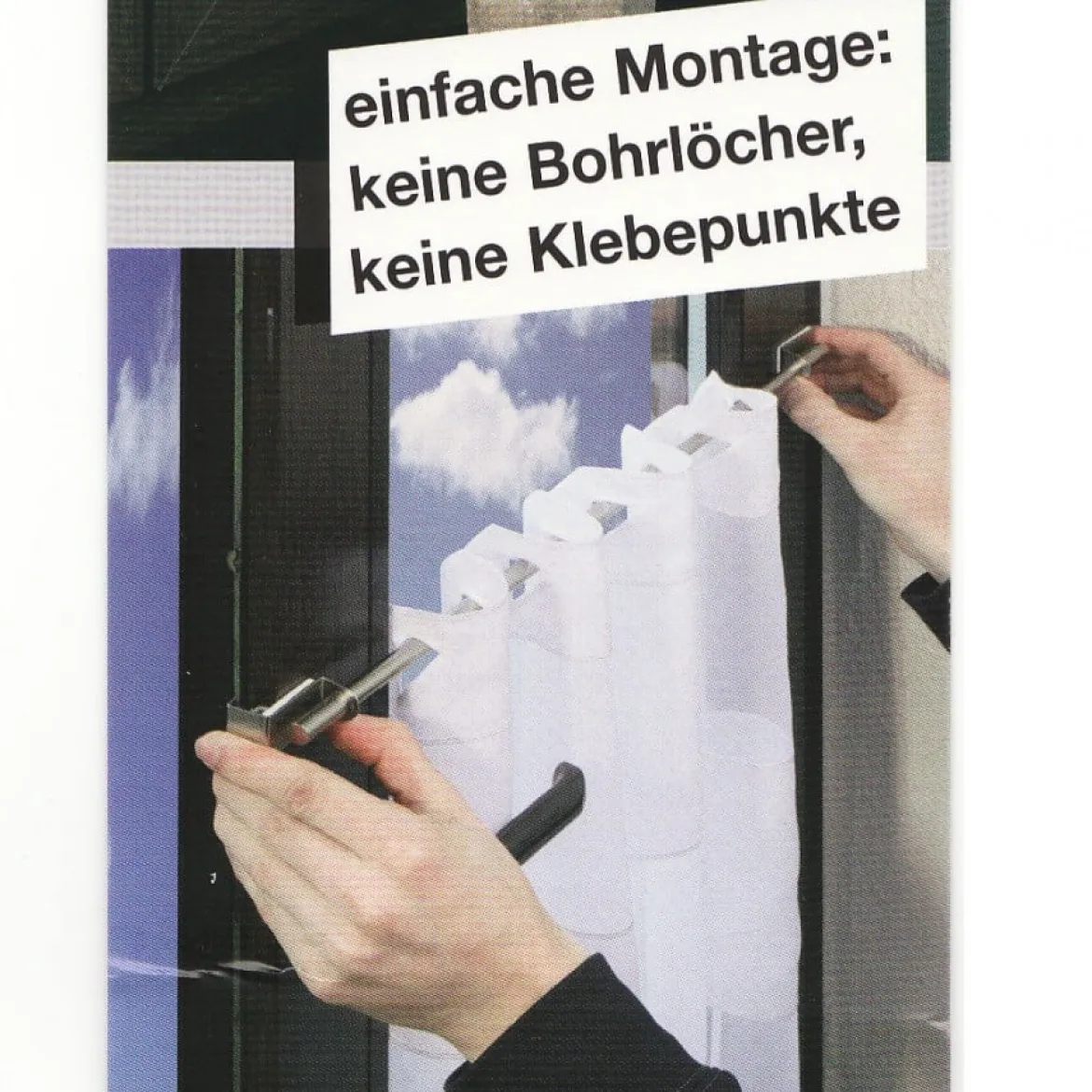 Gardinenstange Klemmstange Spannfix ausziehbar 60-90cm 1Stk weiß