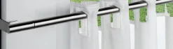 Gardinenstange Klemmstange Spannfix ausziehbar 90-130cm 1Stk weiß