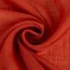 Gardinenstoff Ambiente Strukturoptik Ziegelrot 150cm Breite