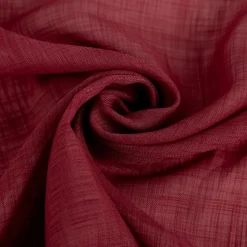 Gardinenstoff Ambiente Strukturoptik Himbeerrot 150cm Breite