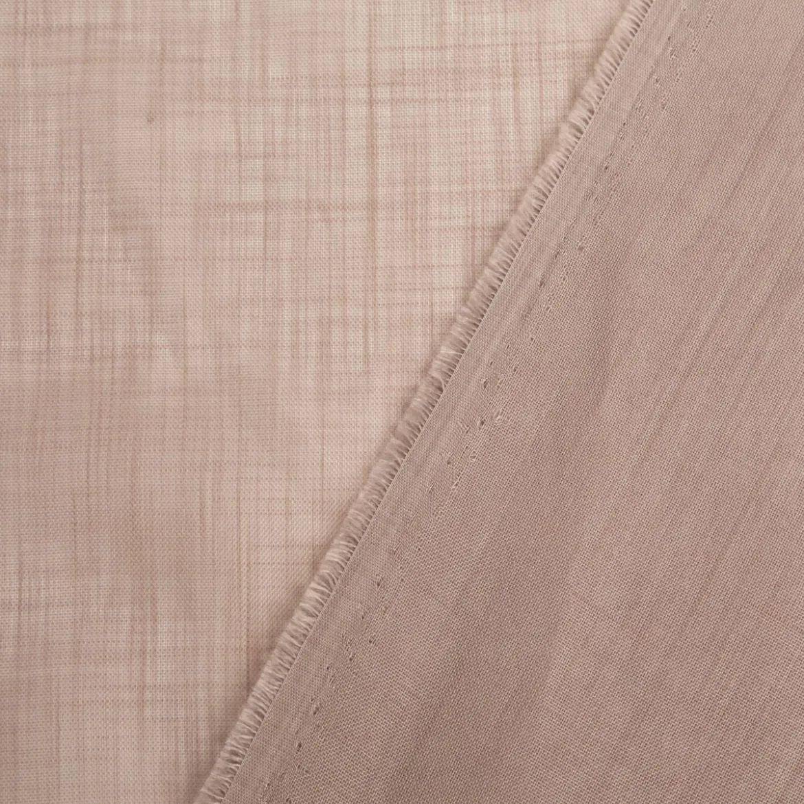 Gardinenstoff Ambiente Strukturoptik Taupe 150cm Breite