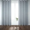 Gardinenstoff Dekostoff Baumwollstoff Full Stop Punkte blau weiß 140cm Breite