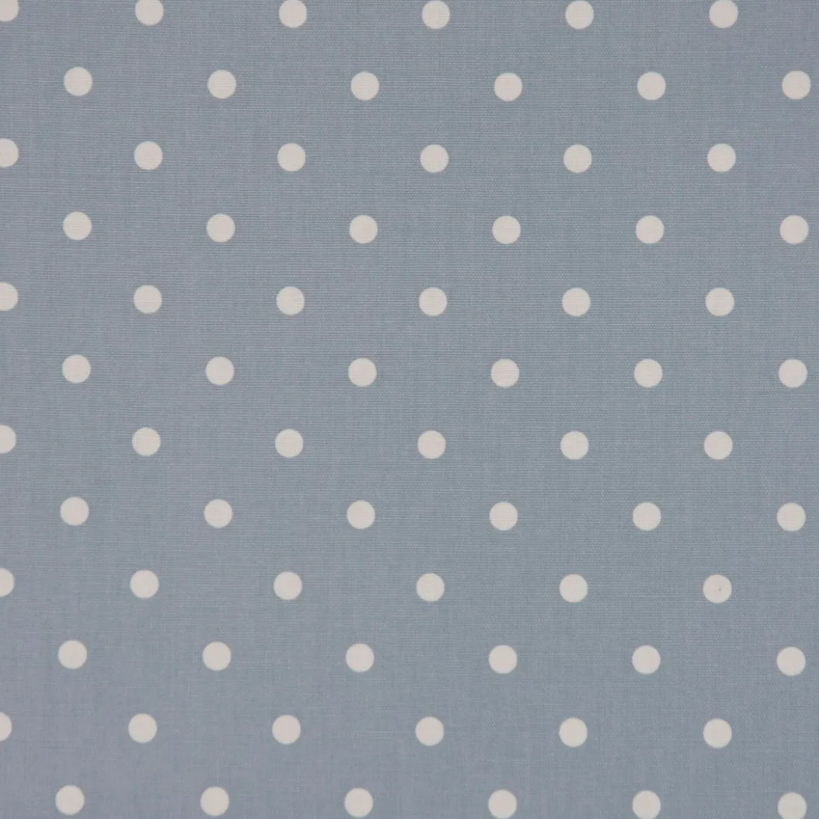 Gardinenstoff Dekostoff Baumwollstoff Full Stop Punkte blau weiß 140cm Breite