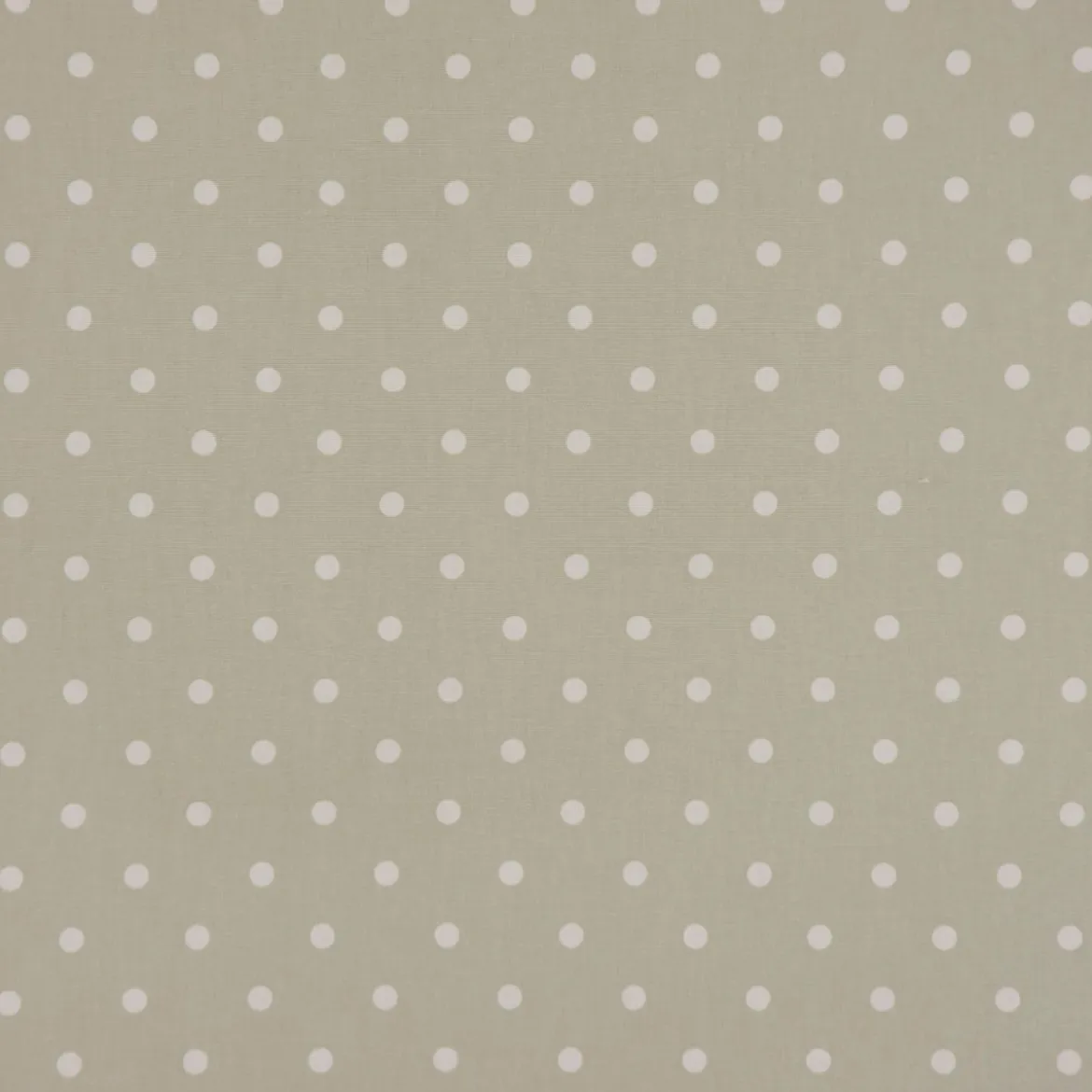 Gardinenstoff Dekostoff Baumwollstoff Full Stop Punkte grünbeige weiß 140cm Breite