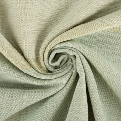 Gardinenstoff Dekostoff halbtransparent Jacquard-Streifen grün 1,40m Breite