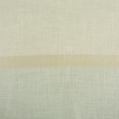 Gardinenstoff Dekostoff halbtransparent Jacquard-Streifen grün 1,40m Breite