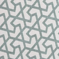 Gardinenstoff Dekostoff Jacquard Digitaldruck Linien Grafik beige blau 1,4m Breite