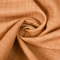 Gardinenstoff Dekostoff Jacquard Digitaldruck uni gelb meliert 1,4m Breite