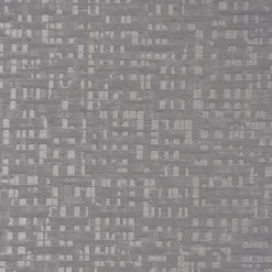 Gardinenstoff Dekostoff PICCO Würfel Viereck grau silber 1,52m Breite