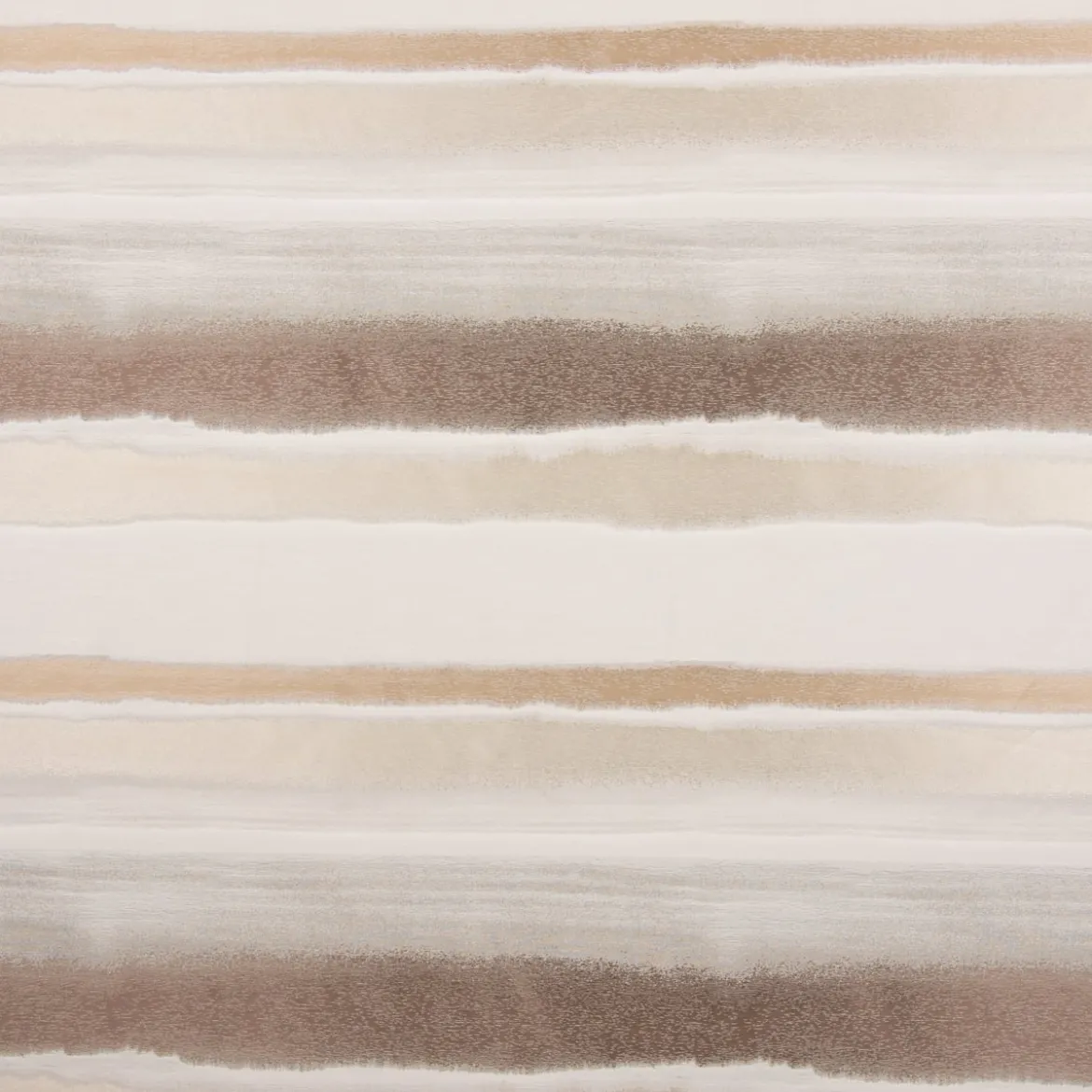 Gardinenstoff Dekostoff Streifen glanz creme beige nougat 1,4m Breite