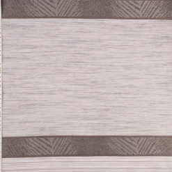 Gardinenstoff Dekostoff Voile halbtransparent Streifen grau 1,50m Breite