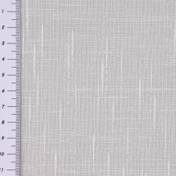 Gardinenstoff feine Längsstreifen transparent raumhoch mit Bleiband wollweiß 2,90m Höhe
