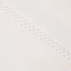 Gardinenstoff Gardinenstores Batistoptik mit doppeltem Abschluss und Häkelborte ecru 280cm