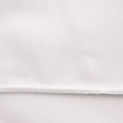 Gardinenstoff Gardinenstores schwer entflammbar transparent raumhoch mit Bleiband ecru 260cm Höhe